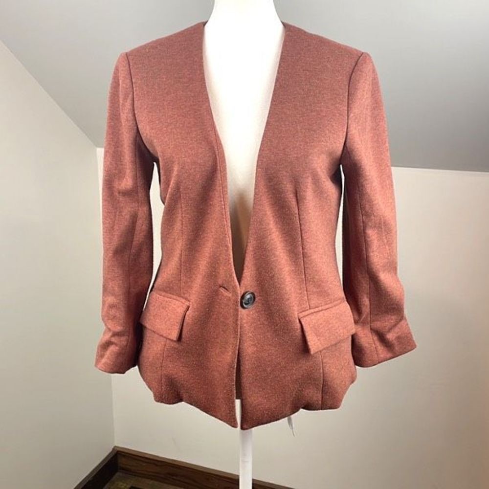 Anthropology Cartonnier Rust Orange Blazer Size Small